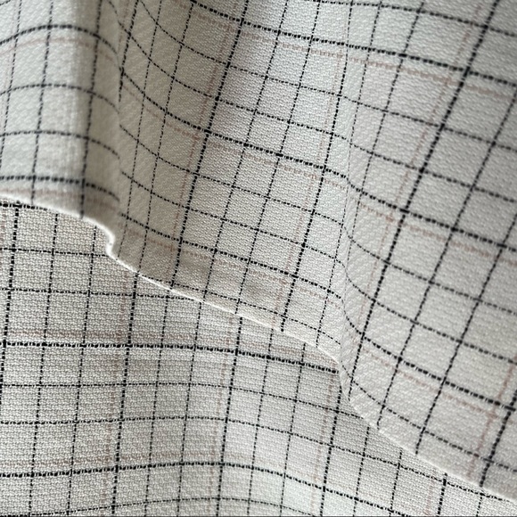 Joie Botan White Plaid Ruffle Tiered Mini Skirt, size 8 - Picture 15 of 16